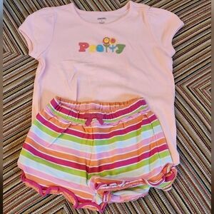Gymboree Girls Pink Outfit Size 5 Pretty